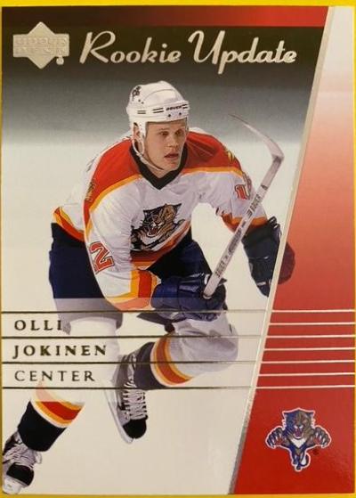Olli Jokinen #43 Hockey Cards 2002 Upper Deck Rookie Update