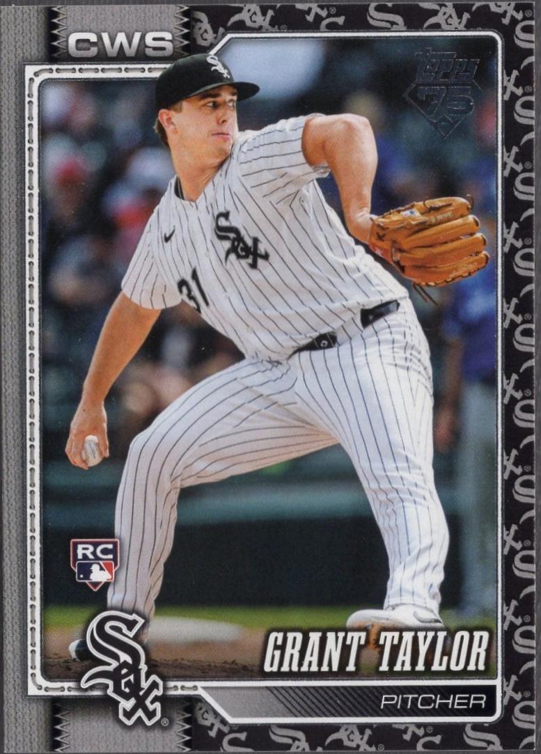 2026 Topps Grant Taylor [Team Color Border Variation] #49 card