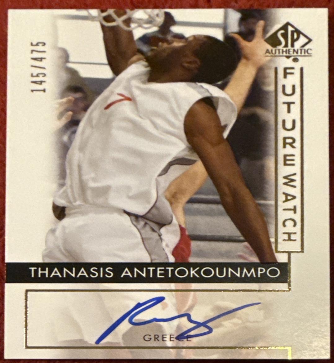 Thanasis Antetokounmpo #85 2014 Sp Authentic Basketball