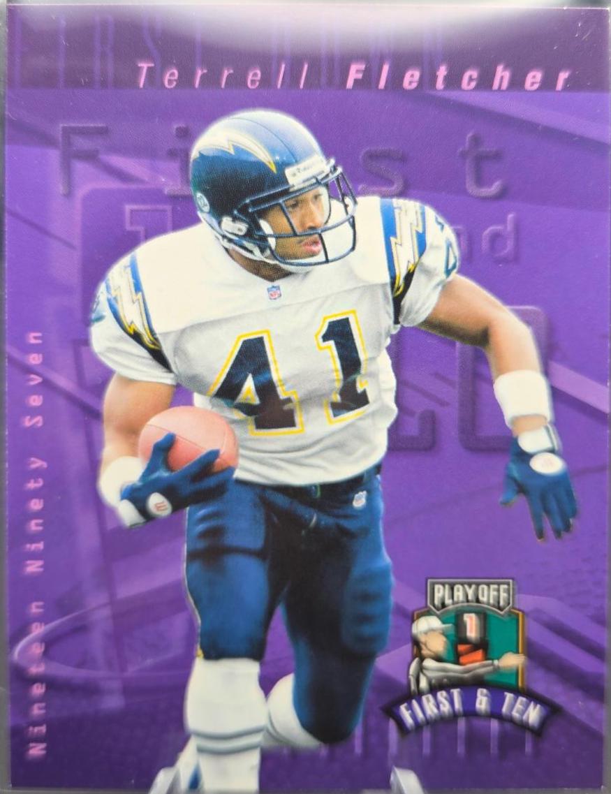 Terrell Fletcher #41 1997 Playoff 1st & 10 Football