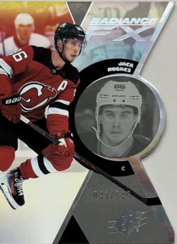Jack Hughes #RFX-21 2023-24 SPx Hockey Radiance FX