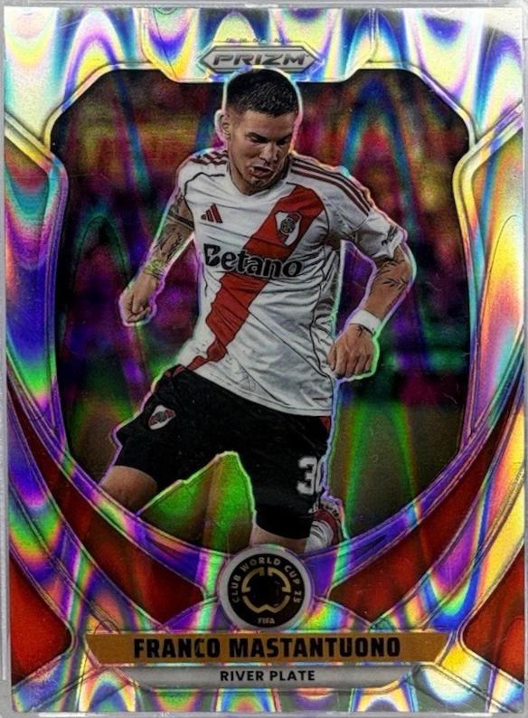 Franco Mastantuono #11 2025 Topps Focus Argentina Soccer