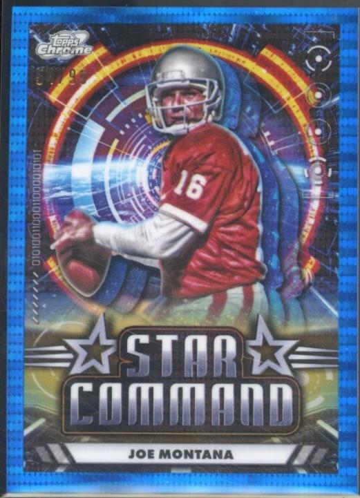 Joe Montana [Blue Moon Refractor] #SC-22