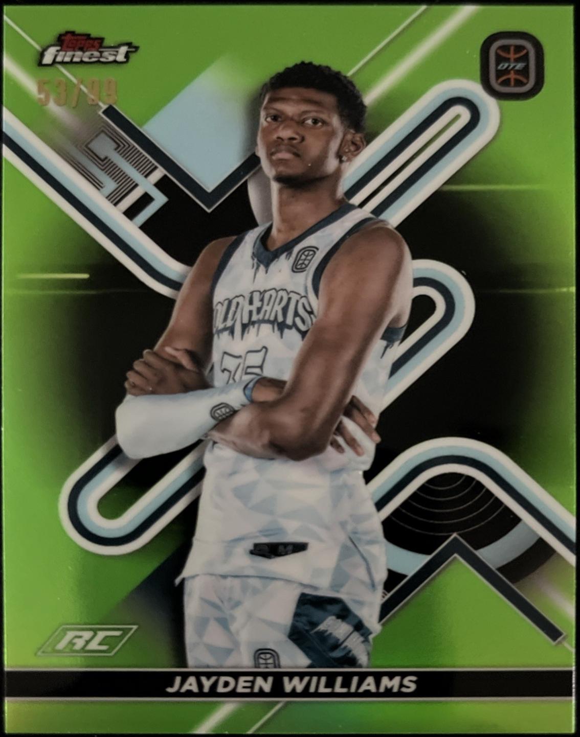 Jayden Williams [Neon Green Refractor] #41