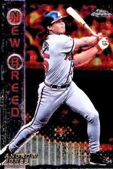 Andruw Jones #NB12 Baseball Cards 1999 Topps Chrome New Breed