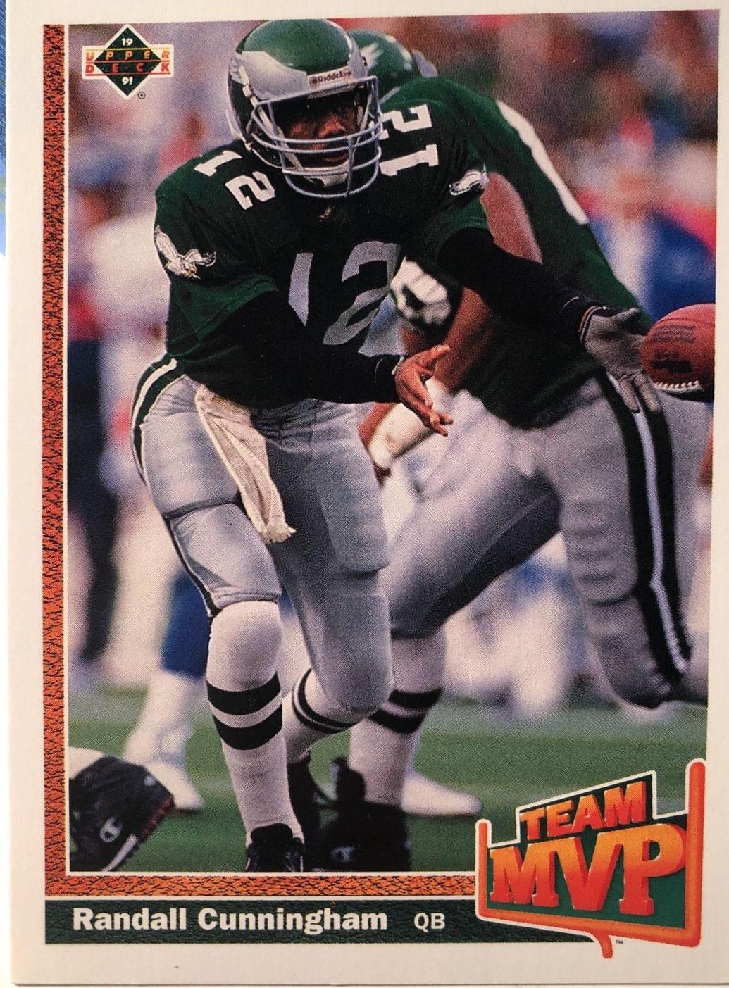 Randall Cunningham #471 Football Cards 1991 Upper Deck