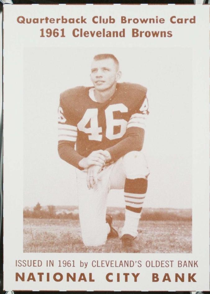 Don Fleming #2 1961 National City Browns Football