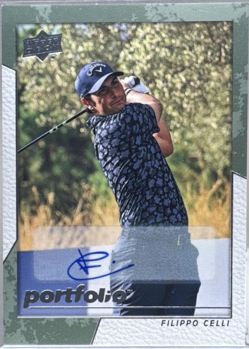 Filippo Celli #61 2024 Upper Deck Portfolio Golf
