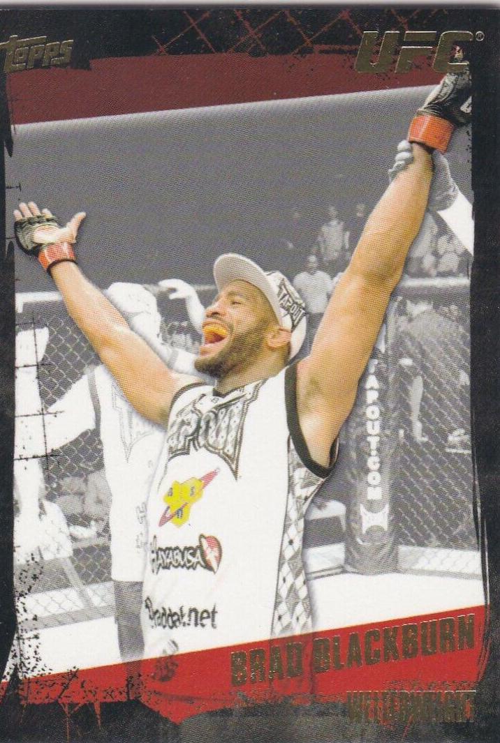 Brad Blackburn #121 Ufc Cards 2010 Topps UFC