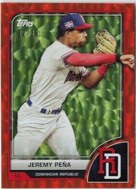 Jeremy Pena [Orange Cracked Ice] #58