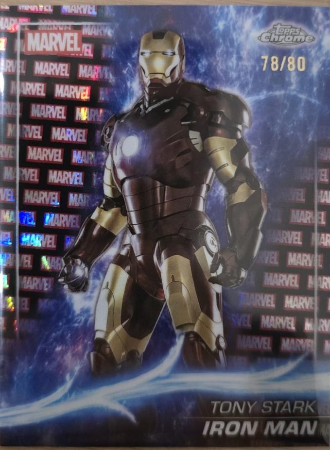 Iron Man [Marvel Red Black Lava Refractor] #1