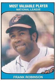 Frank Robinson Baseball Cards 1985 TCMA Most Valuable Player