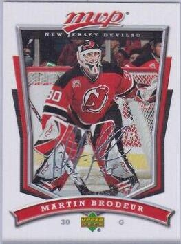 Martin Brodeur #91 Hockey Cards 2007 Upper Deck MVP