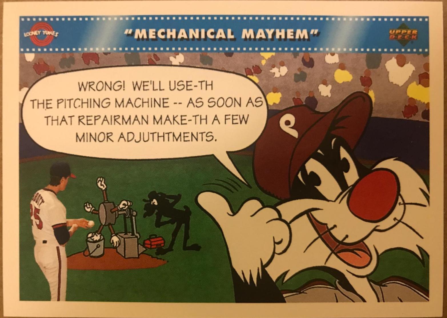Mechanical Mayhem #22 Baseball Cards 1992 Upper Deck Comic Ball