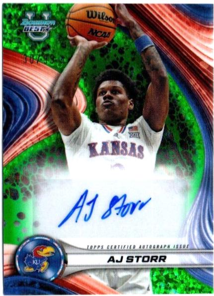 AJ Storr [Green Mini-Diamond Refractor] #B24-AJS