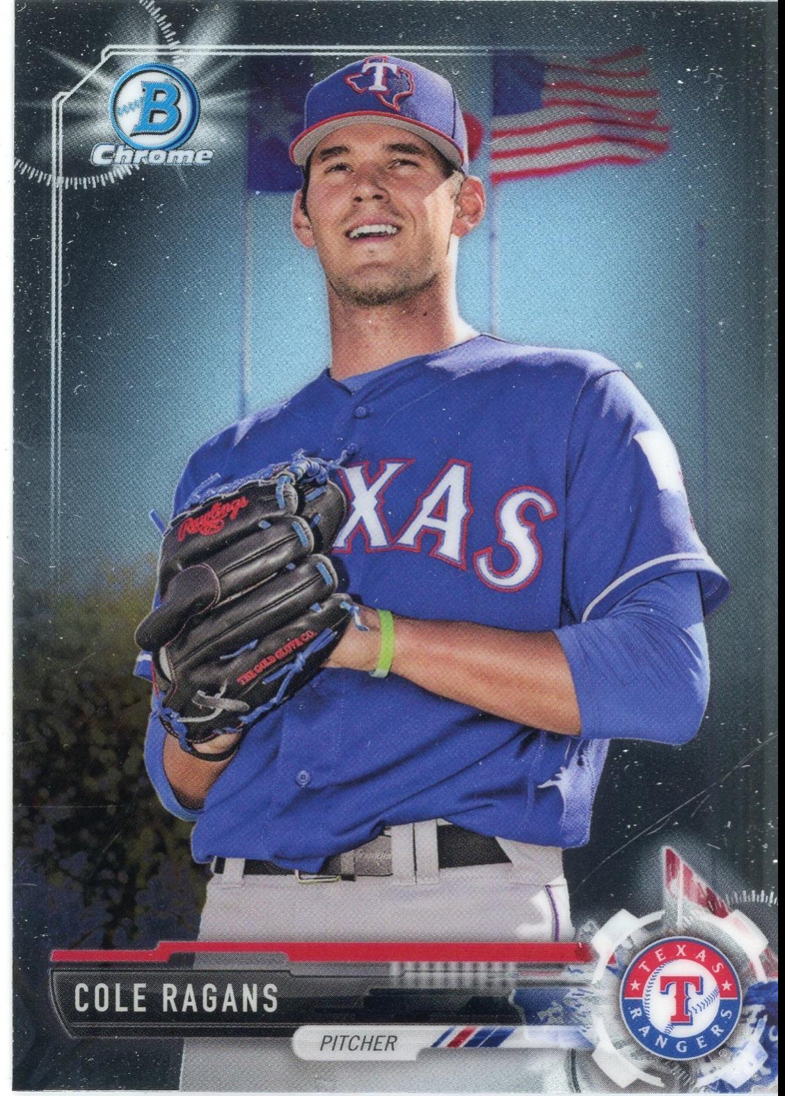 Cole Ragans #BDC35 2017 Bowman Draft Chrome Baseball