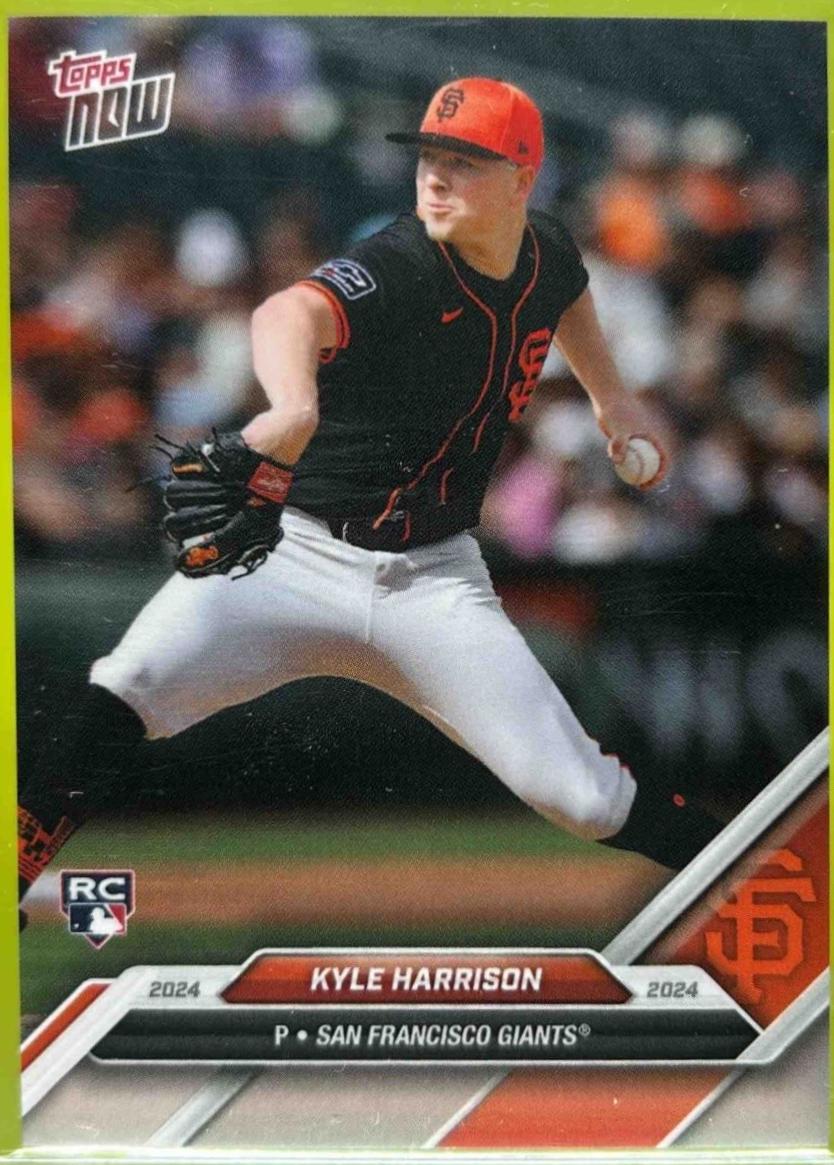 Kyle Harrison #OD-296 2024 Topps Now Road To Opening Day Baseball