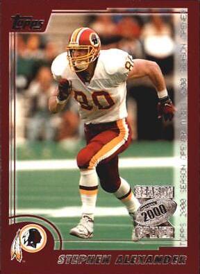 Stephen Alexander #83 2000 Topps Season Opener Football