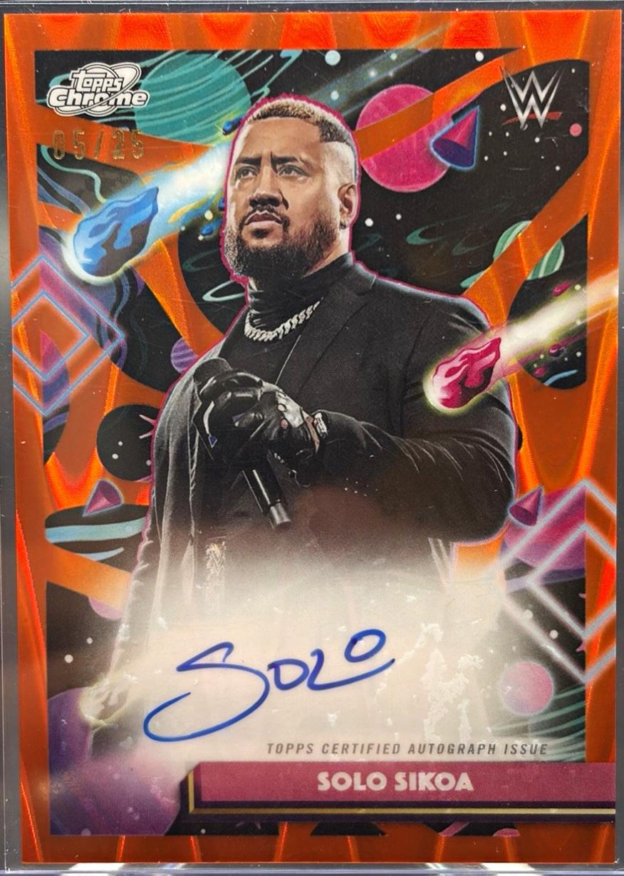 Solo Sikoa [Orange Galactic] #CCA-SKO Prices | 2026 Topps Cosmic