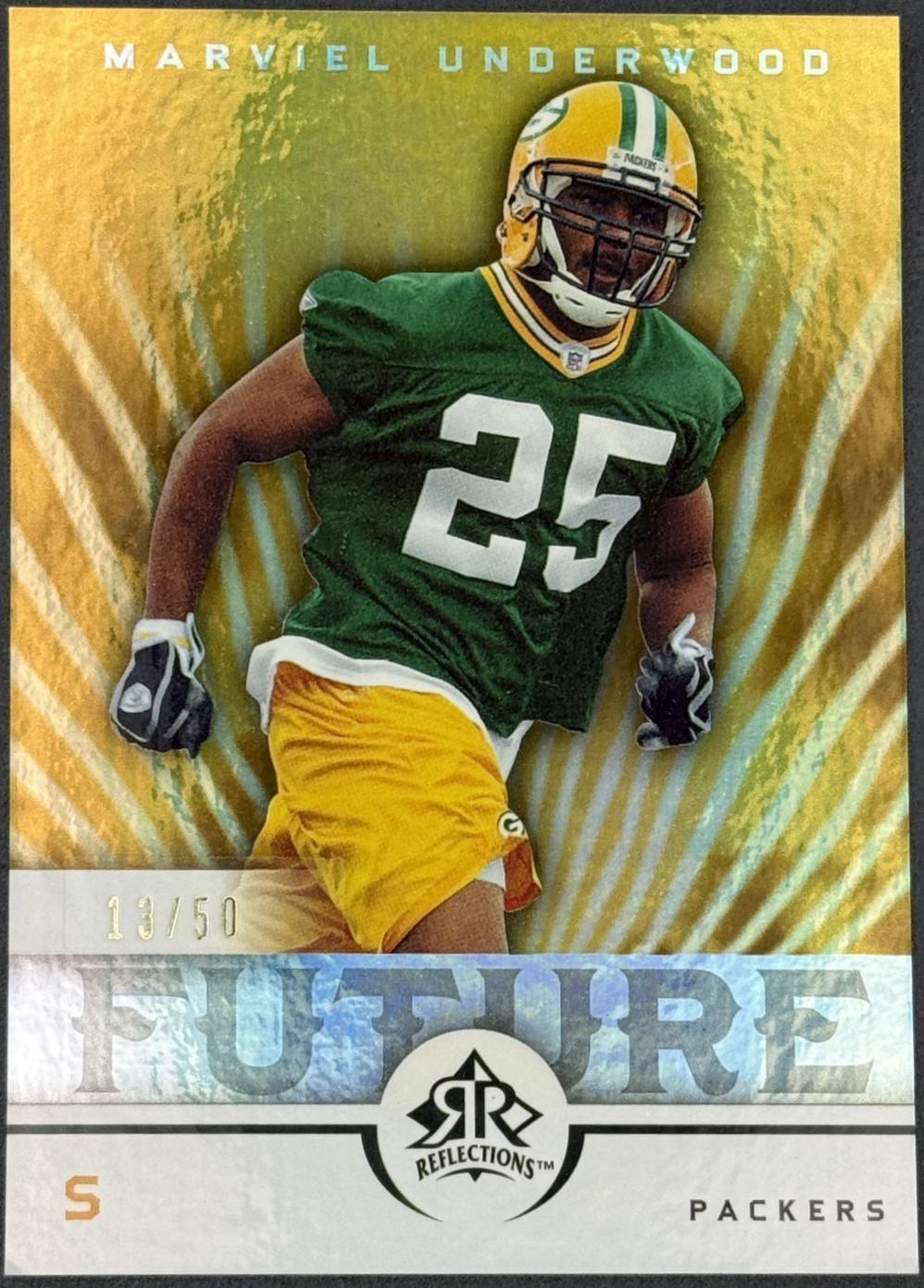 Marviel Underwood #171 2005 Upper Deck Reflections Football