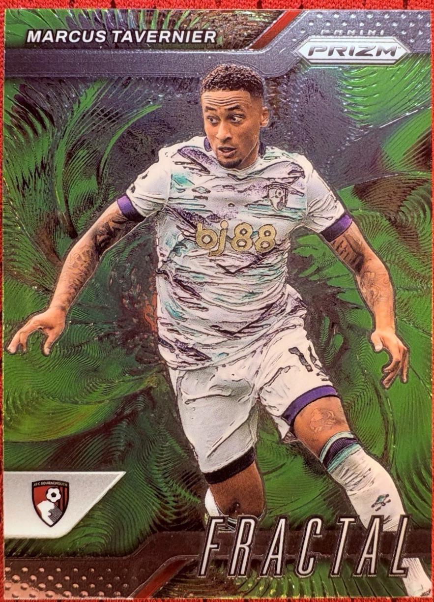 Marcus Tavernier #12 Soccer Cards 2024 Panini Prizm Premier League Fractal