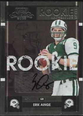 Erik Ainge #136 2008 Playoff Contenders Football