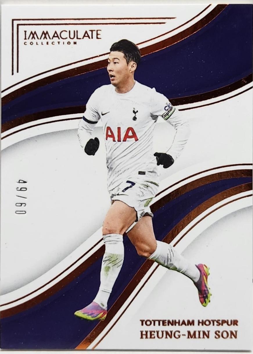 Heung-Min Son #233 Soccer Cards 2023 Panini Immaculate
