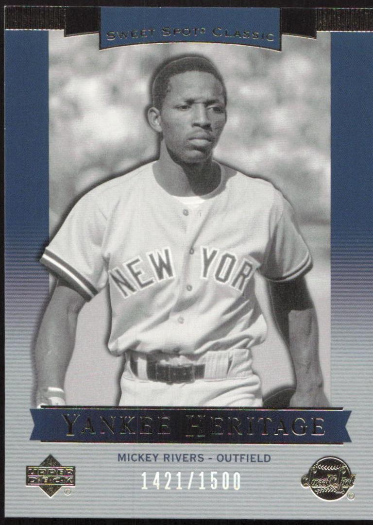 Mickey Rivers #137 2003 Upper Deck Sweet Spot Classic Baseball