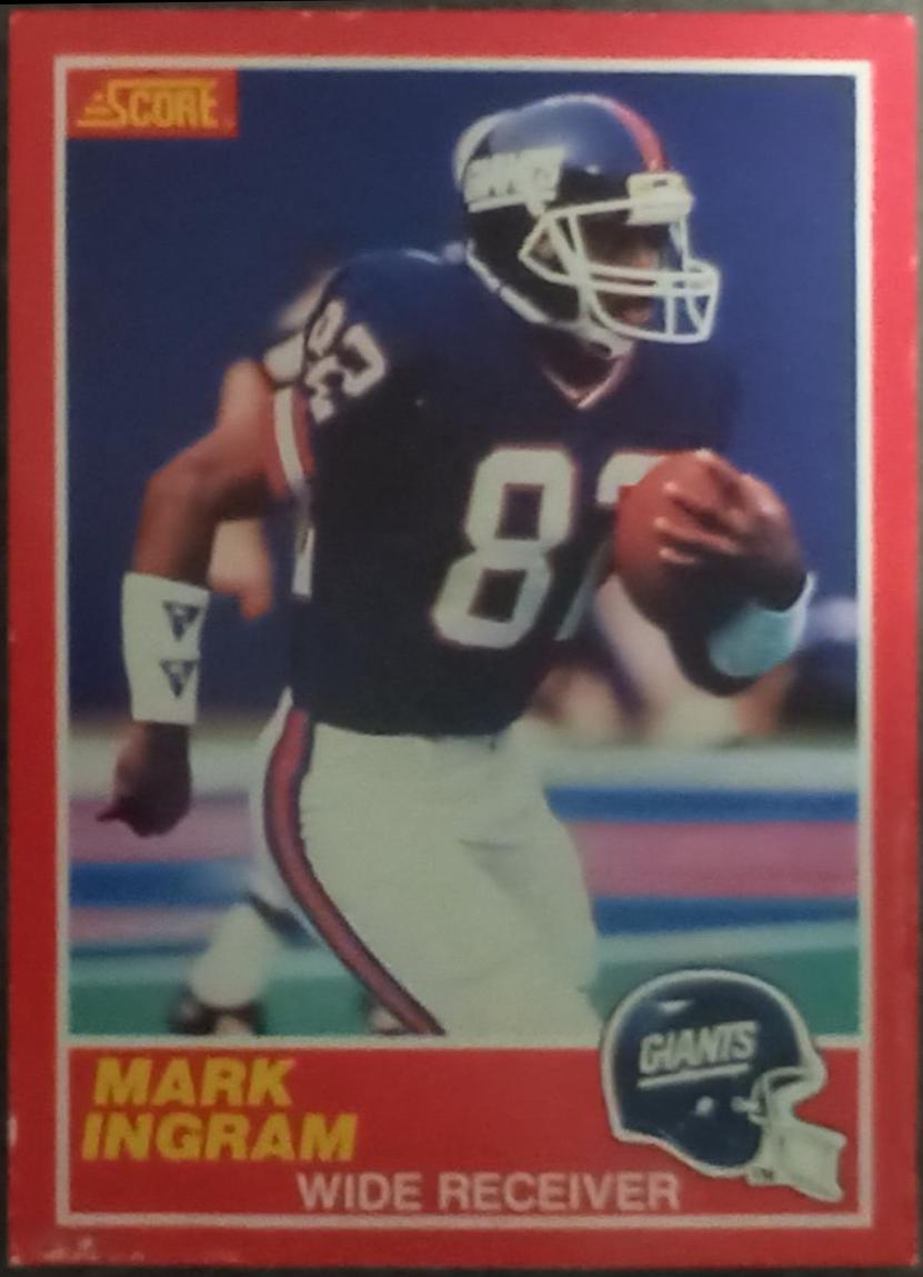 Mark Ingram #204 Football Cards 1989 Panini Score