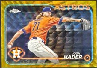 Josh Hader [Gold Wave Refractor] #162