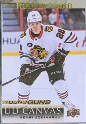 Henri Jokiharju #C102 Hockey Cards 2018 Upper Deck Canvas