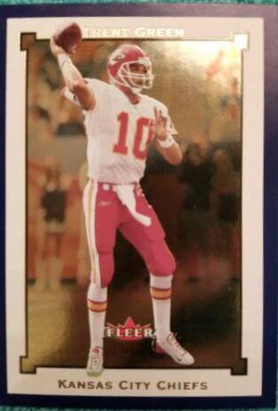 Trent Green #25 Football Cards 2002 Fleer