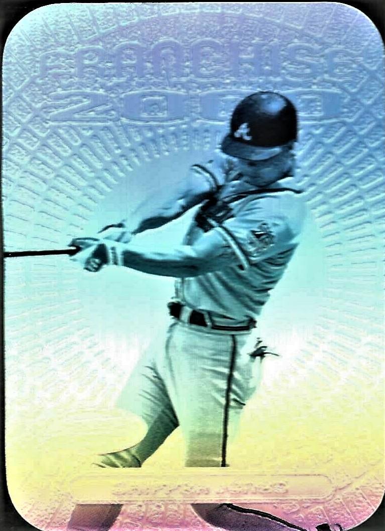 Chipper Jones #F14 Baseball Cards 2000 Bowman's Best Franchise