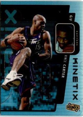Vince Carter #K7 Basketball Cards 1998 Upper Deck Ionix Kinetix