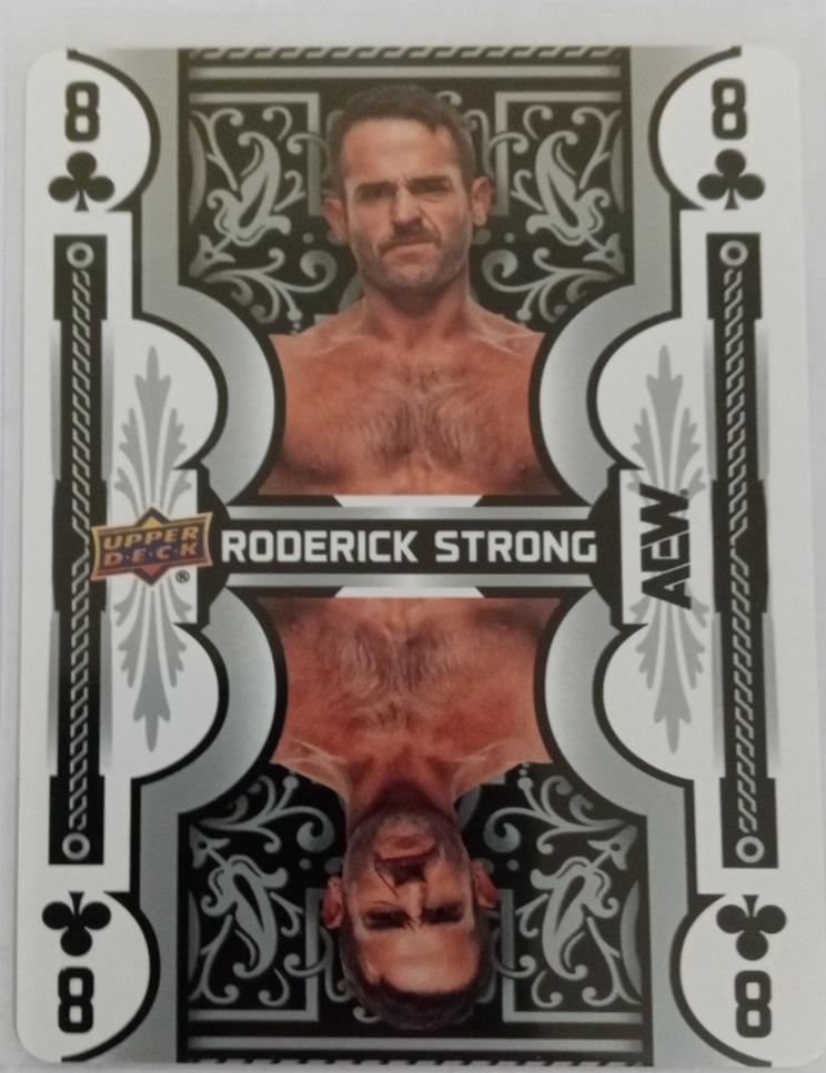 Roderick Strong #PC-25 Wrestling Cards 2025 Upper Deck AEW Double or Nothing Playing Card