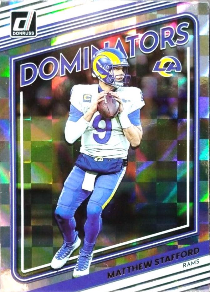 Matthew Stafford #D27 Football Cards 2022 Panini Donruss Dominators
