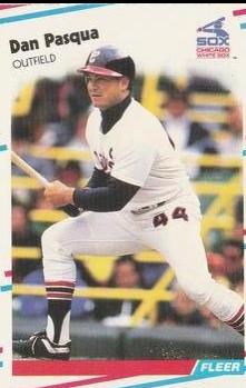 Dan Pasqua #U-18 Baseball Cards 1988 Fleer Update