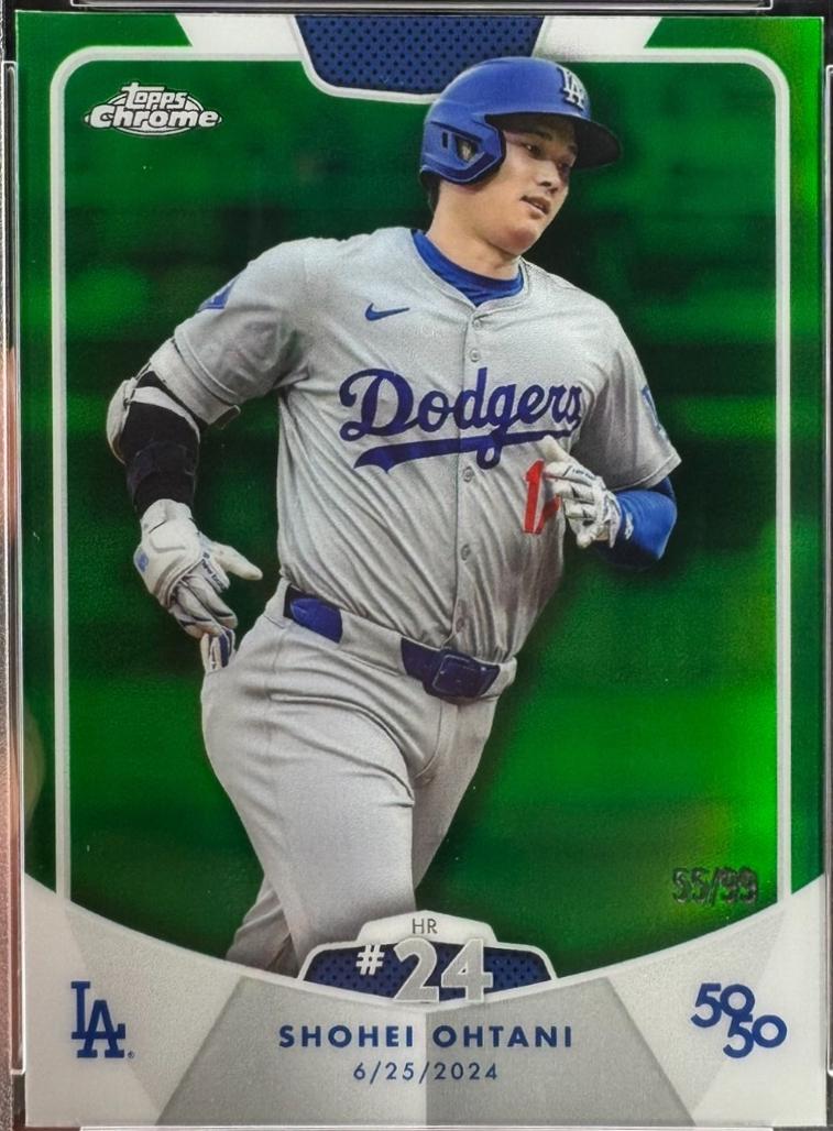 Shohei Ohtani [Green Refractor] #HR24