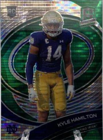 Kyle Hamilton #3 Football Cards 2022 Panini Chronicles Draft Picks Spectra