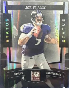 Joe Flacco #7 Football Cards 2010 Panini Donruss Elite