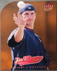 Joe Mauer [Gold Medallion] #5 Baseball Cards 2005 Fleer Ultra Prices