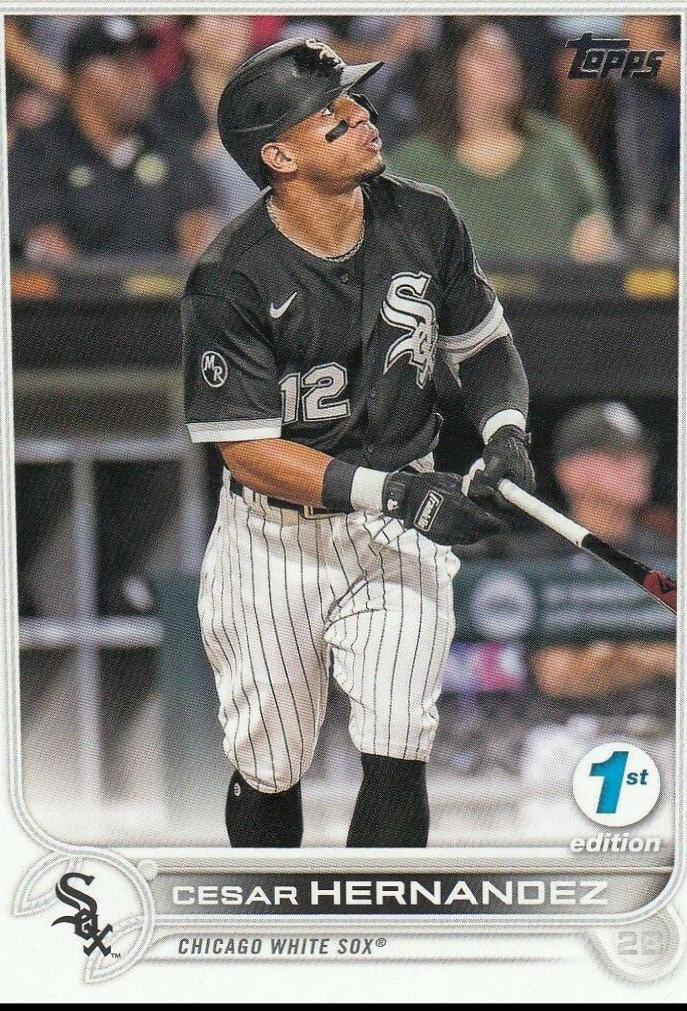 Cesar Hernandez #28 Baseball Cards 2022 Topps 1st Edition