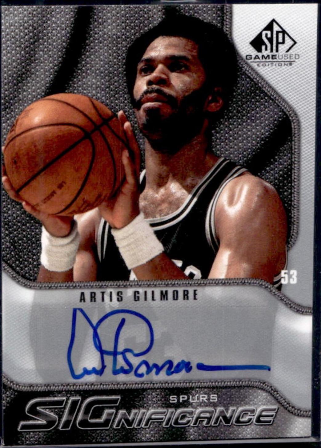 Artis Gilmore #S-GI 2009-10 SP Game Used Basketball SIGnificance