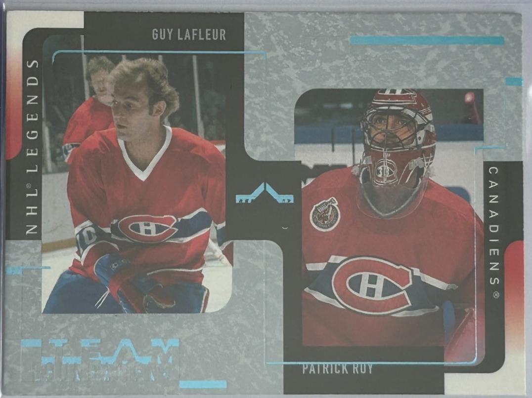 Guy Lafleur / Patrick Roy #73 2000 Upper Deck Legends Hockey