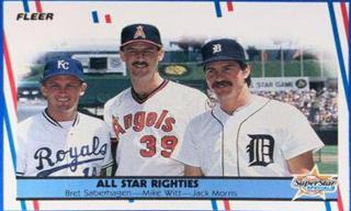 All Star Righties (Bret Saberhagen / Mike Witt / Jack Morris