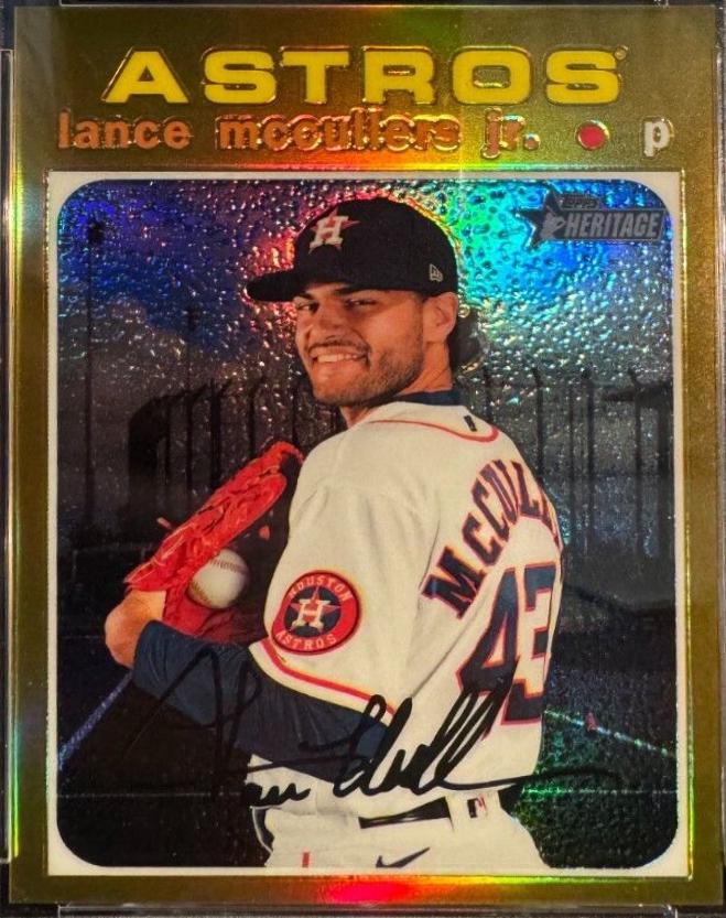 Lance McCullers Jr. [Chrome Gold Refractor] #THC-706
