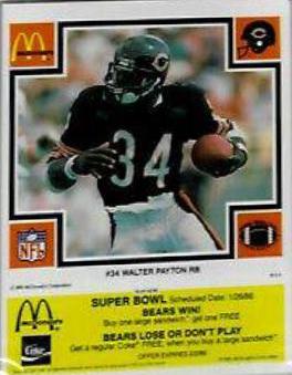 1985 Walter Payton [Yellow] #34