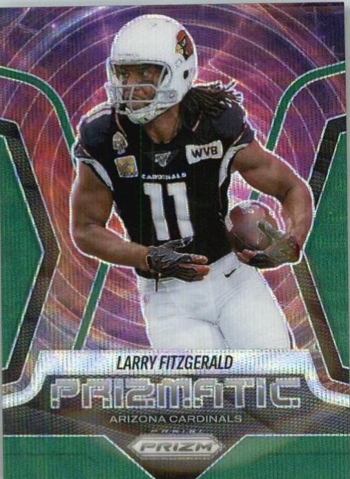 Larry Fitzgerald [Green Wave] #14 Prices | 2025 Panini Prizm
