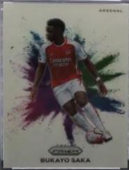 Bukayo Saka #6 Soccer Cards 2023 Panini Prizm Premier League Color Blast