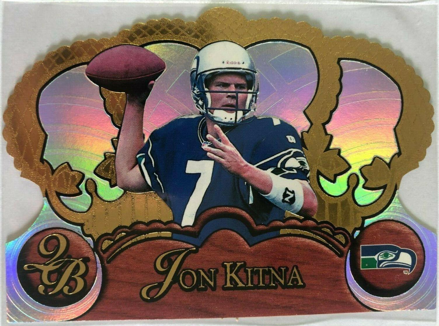 Jon Kitna #127 Football Cards 1997 Pacific Crown Royale